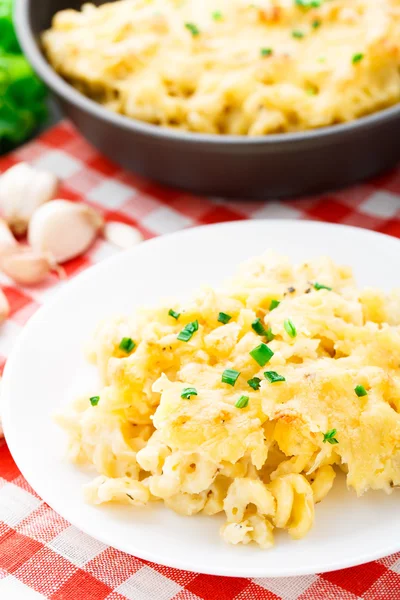 Macarrão e queijo — Fotografia de Stock