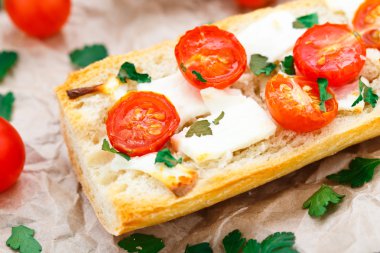 Vejetaryen baget sandviç