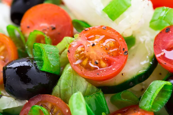 Taze sebze salatası. — Stok fotoğraf