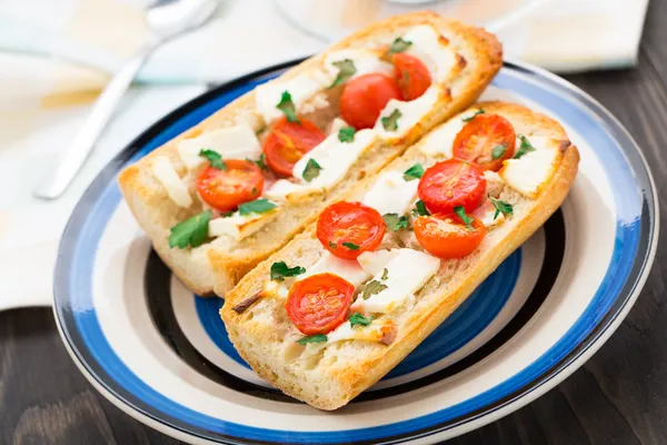 Baguette sandwich — Stock Photo, Image