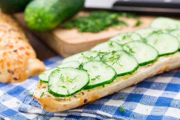 Sandwich aux légumes frais — Photo