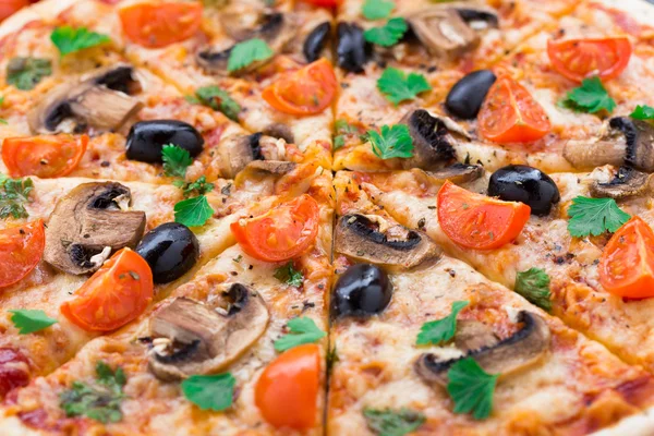 Vegetarische pizza — Stockfoto