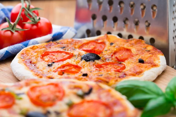 Vegetarische minipizza — Stockfoto