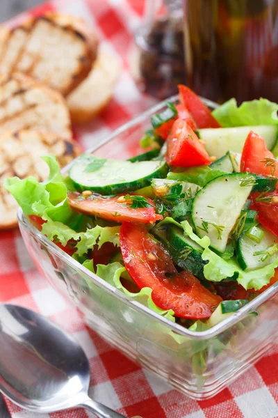 Zeytinyağlı sebze salatası — Stok fotoğraf