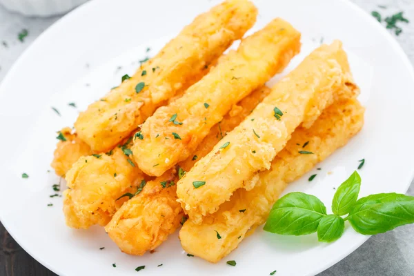 Bastoncini di formaggio fritto — Foto Stock