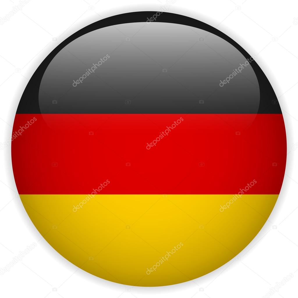 Germany Flag Glossy Button