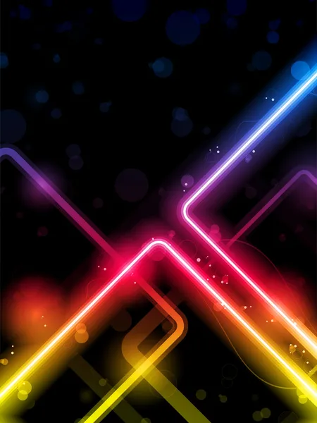 Rainbow çizgileri neon laser arka plan.