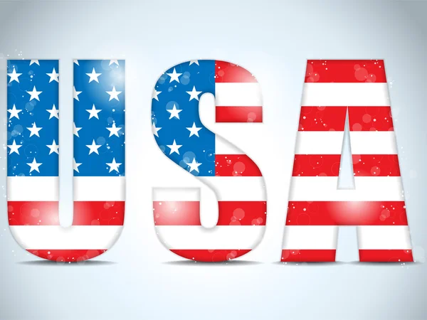 США скла листи з фоном прапор — стоковий вектор