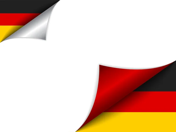 Allemagne Pays Drapeau page de tournage — Image vectorielle