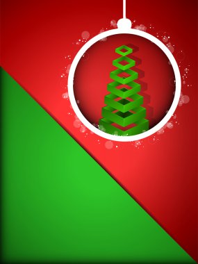 Merry christmas mutlu yeni yıl top kırmızı zemin üzerine