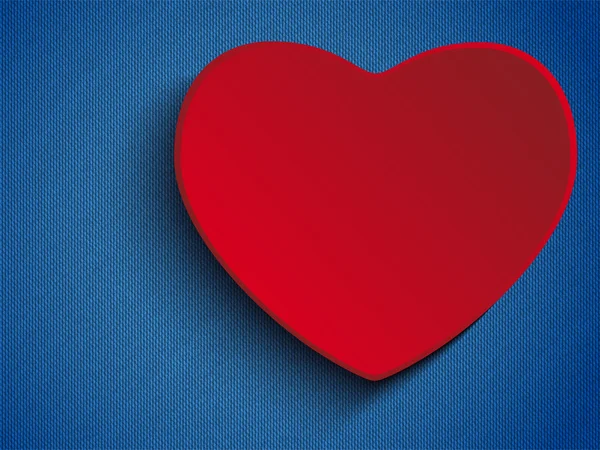 Valentines Day Heart Jeans Arrière-plan — Image vectorielle