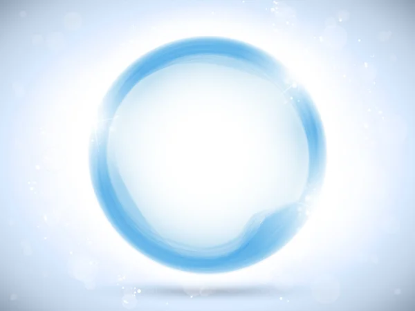 Moderna blå cirkel glödande effekter — Stock vektor