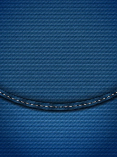 Jeans blauwe zak afbeelding achtergrond — Stockvector