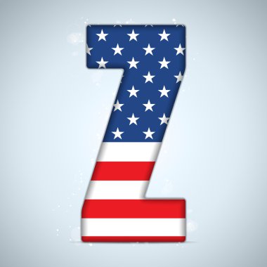 ABD Bağımsızlık günü alfabesi harfleri