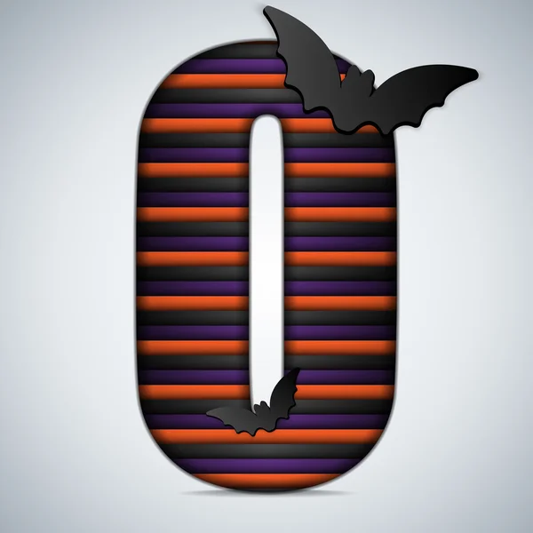 Halloween Alphabet Letters — Stockvector
