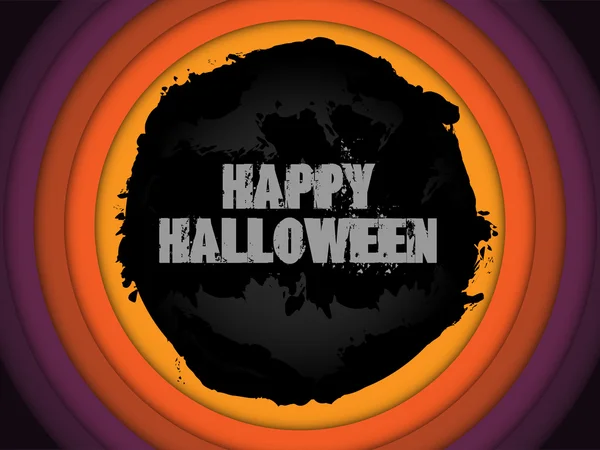 Halloween Hintergrund Kreis grunge — Stockvektor