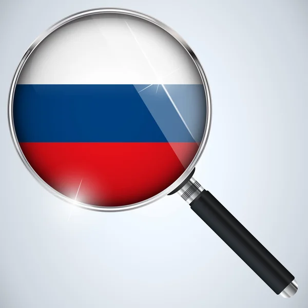 NSA USA Government Spy Program Pays Russie — Image vectorielle