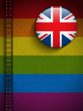 gay bayrak kot kumaş doku uk