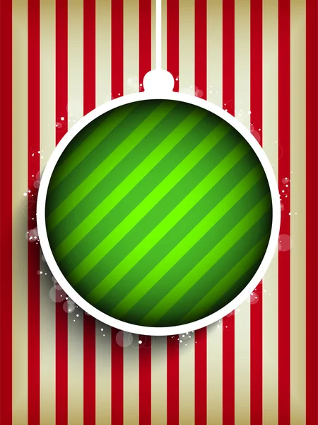 Joyeux Noël Bonne année Ball — Image vectorielle