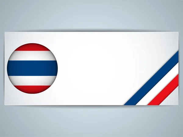 Tailandia país conjunto de banners — Archivo Imágenes Vectoriales