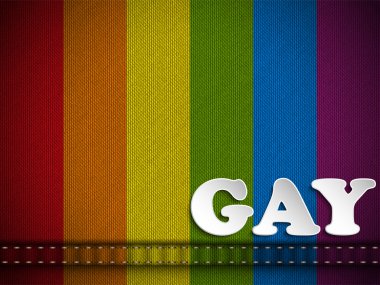 kot kumaş dokusu gay bayrak düğmesini