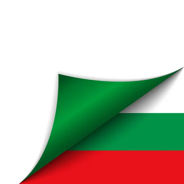 Página de cambio de bandera de país de Bulgaria — Vector de stock