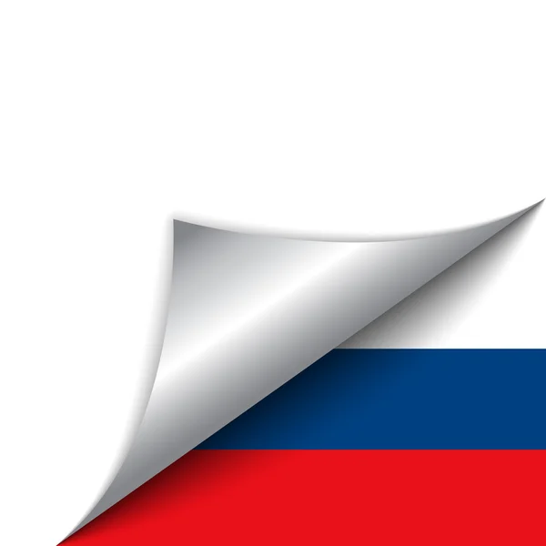 Página de cambio de bandera de país de Rusia — Vector de stock