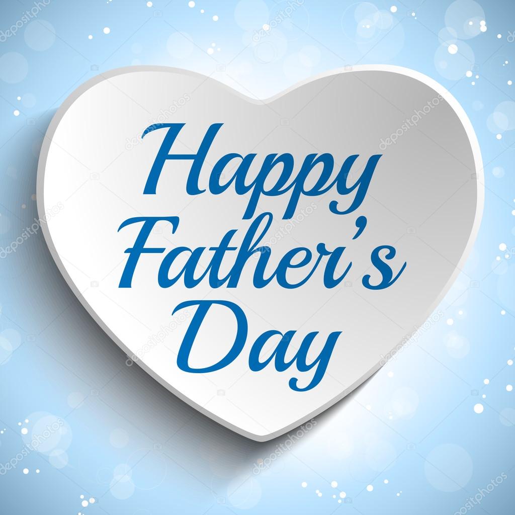 Happy Fathers Day Heart Happy Fathers Day Heart Stock Vector Image By ©Gubh83 #47057099