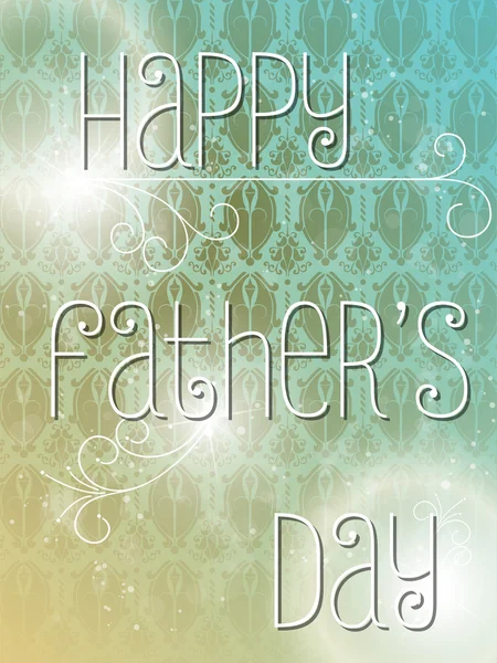 Carte Happy Fathers Day — Image vectorielle