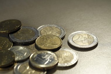Close up photo of coins