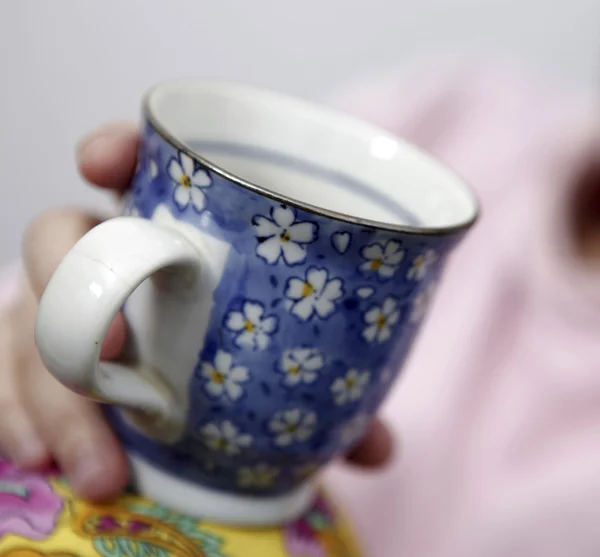 Femme avec cofee — Photo