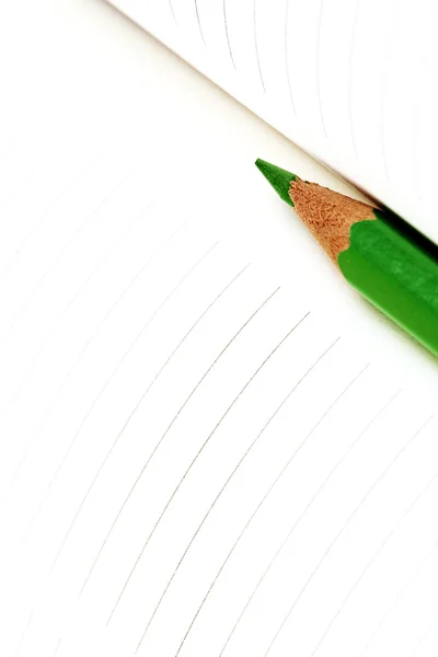 연필 및 의제 — 스톡 사진