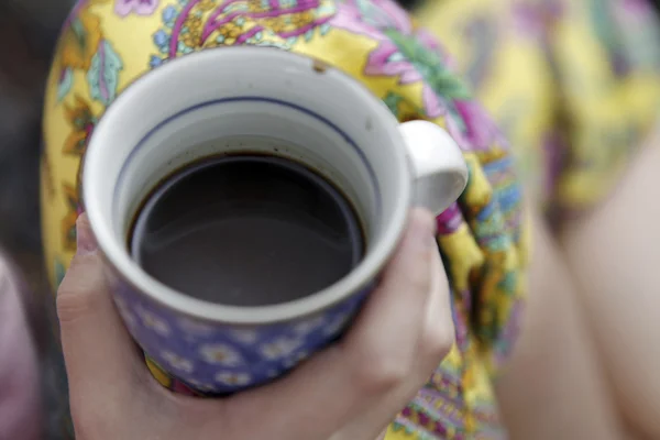 Mujer con cofee —  Fotos de Stock