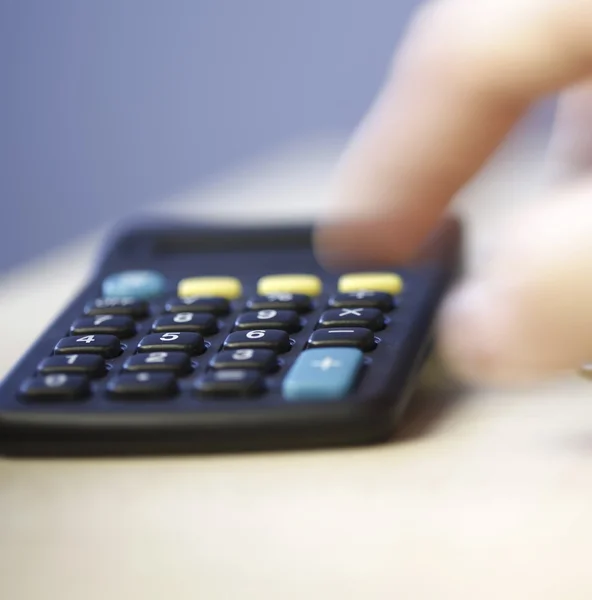 Calculating my money — Stock Photo, Image