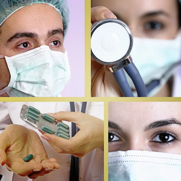 Medical collage. Stock Picture