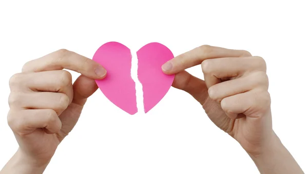 Heart shape Posst It — Stock Photo, Image