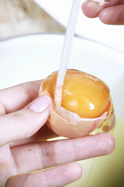 Huevos rotos — Foto de Stock