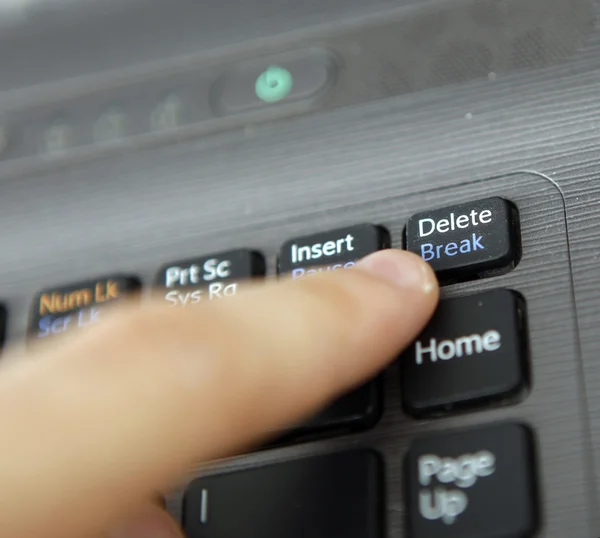 Dizüstü bilgisayar klavyesi — Stok fotoğraf