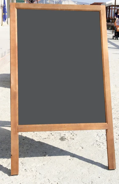 餐厅菜单黑板 — 图库照片