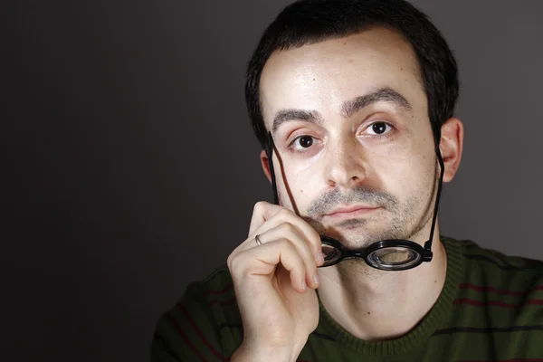 Retrato de um jovem — Fotografia de Stock