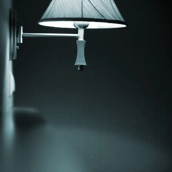 Blauwe lamp — Stockfoto