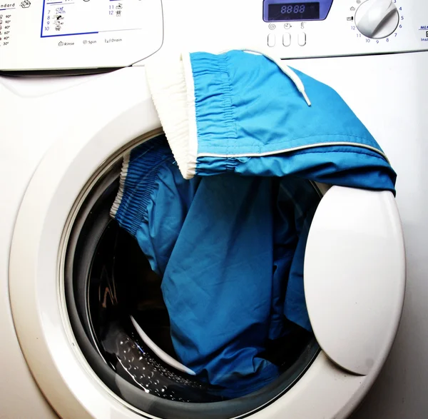 Pantalones y lavandería . — Foto de Stock