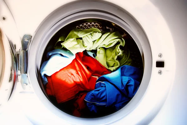 Vestiti in lavanderia — Foto Stock