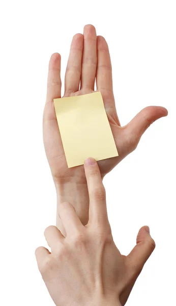 One Post it — Stock Photo, Image