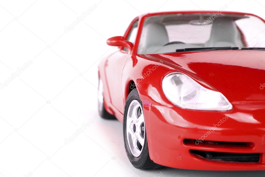 Car isolated on white