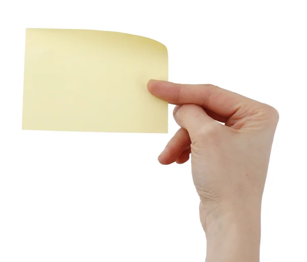 Een post-it — Stockfoto