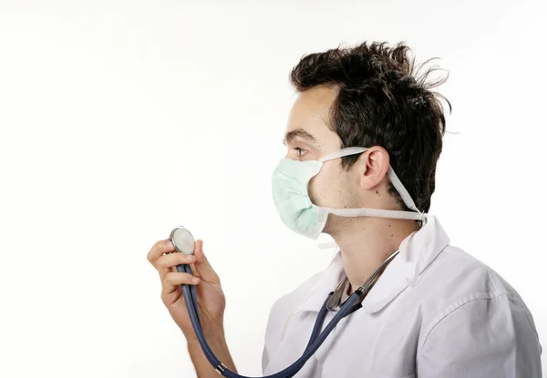 Doctor with stethoscope — Stock Photo, Image