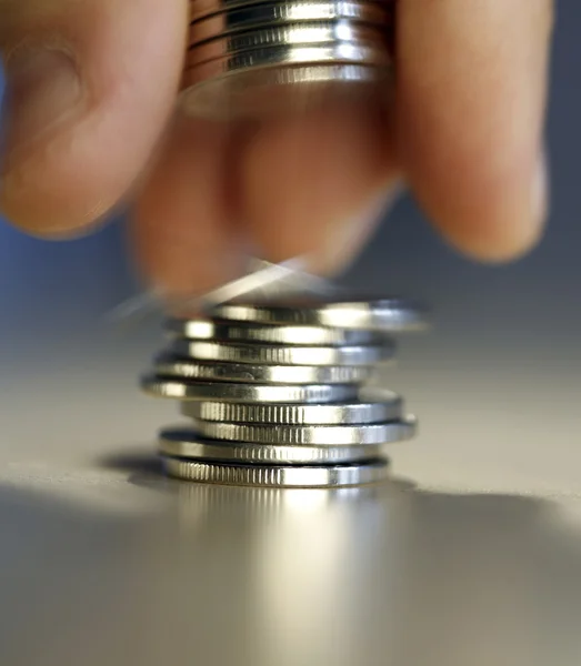 Tower of money — Stock Photo, Image