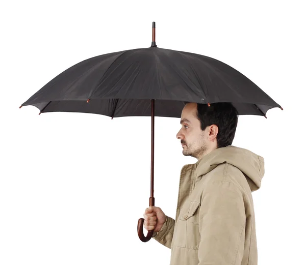 Hombre con paraguas — Foto de Stock