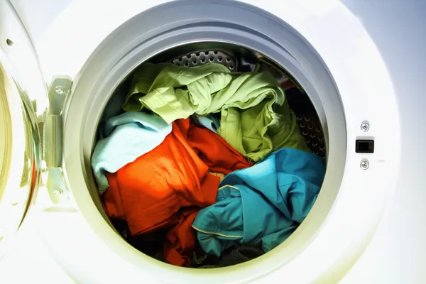 Clothes in laundry — Stock Photo, Image